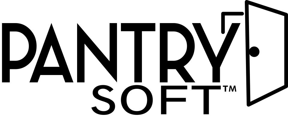 PantrySoft's logo in black.