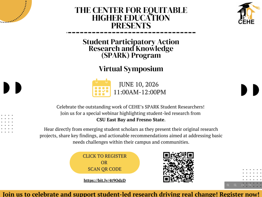 The Center For Equitable Higher Education Presents Virtual Symposium